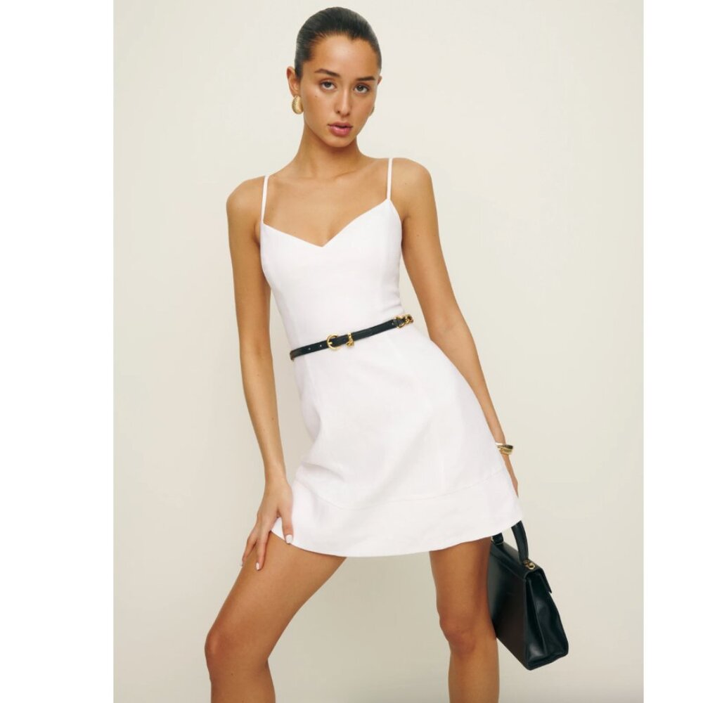 NWT Reformation Holt Linen Dress